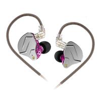 Écouteurs Kz Zsn Pro Écouteurs In Ear Monitors Iem Hybrid Dy C Driver Armature Équilibrée Écouteurs Écouteurs Dual Driver 1Dd 1Ba Basse Profonde Son Stéréo (Sans Mic, Violet)[HDM5233218]