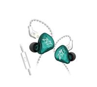 Ecouteurs KZ-ZST X HIFI courbés avec microphone vert (In ear - sensibilité 107db)