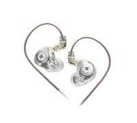 Ecouteurs KZ01 de sport filaires HIFI stéréo basse - argent