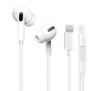 Écouteurs Lightning avec câble, certifiés Apple MFi pour iPhone 14/14 Plus/13/12/11/8/7 X Pro Max, iPad