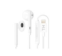 Ecouteurs Lightning pour iPhone Microphone Boutons de Commande Blanc
