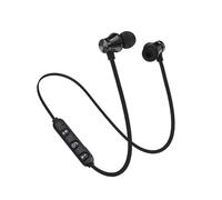 Écouteurs magnétiques sans fil Bluetooth, oreillettes avec micro stéréo, casque d'écoute en métal pour musique et sport, tour de cou