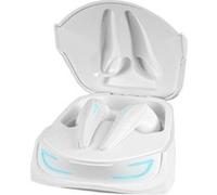 Mars Gaming MHI-ULTRA Blanc, Écouteurs sans Fil TWS, RGB Flow, Bluetooth 5.3, Triple Noise Cancellation, 24H Batterie
