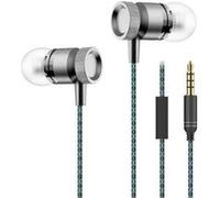 Ecouteurs Métal pour NOKIA Lumia 735 avec Micro Kit Main Libre INTRA-AURICULAIRE Casque Universel Jack (GRIS) Gris