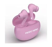 SBS Mobile Ecouteurs TWS X-BEAT True Wireless Stereo Bluetooth Appels et Musique Rose