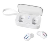 Ecouteurs Microphone stéréo Twins 5.0 pour Samsung S10 Bluetooth, Sans Fil - In-Ear - blanc Blanc G