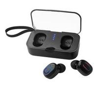 Ecouteurs Microphone stéréo Twins 5.0 pour Samsung S10 Bluetooth, Sans Fil - In-Ear - Noir Noir G