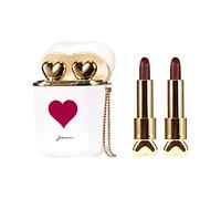 écouteurs mignons Rouges à lèvres Ensemble de porte-clés et de rouge à lèvres,Rouge à lèvres 2 en 1 longue tenue,mini gloss liquide velours mat antiadhésif femmes filles,1 pièce (G)