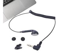 Écouteurs mono simples - Prise jack audio de 3,5 mm, écouteur léger portable, écouteur confortable, accessoires de réduction du bruit | Pour centre d'appel conducteur gardes enseignants interprète