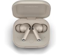 Écouteurs Motorola Buds Plus,Beige Sable,Réduction Active de Bruit,Sound by Bose,Dolby Atmos