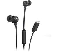 Motorola Écouteurs intra-auriculaires Sound Earbuds 3C-S - Micro, son haute définition, USB-C, Noir