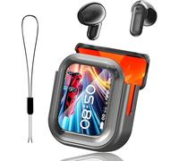 Écouteurs NE20, écouteurs de traduction 6.0 Pro NE20 en temps réel, écouteurs Bluetooth 5.4, écran LED, réduction intelligente du bruit de 48 dB, son stéréo HD, résistant à l'eau IPX6 (noir)