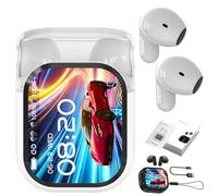 Écouteurs NE20, écouteurs de traduction 6.0 Pro NE20 en temps réel, écouteurs sans fil Bluetooth 6.0 AI, écran tactile LCD, réduction intelligente du bruit de 48 dB, son stéréo HD, résistant à l'eau