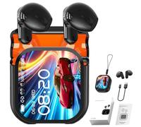 Écouteurs NE20, écouteurs de traduction NE20, écouteurs Bluetooth 5.4, traduction IA et écran tactile LCD, écouteurs de sport sans fil, étanchéité IPX6 pour les entraînements et une utilisation
