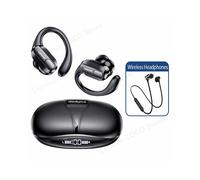 (Écouteurs noirs) XT80 True Wireless Bluetooth Écouteurs Sport Écouteurs TWS Écouteurs Étanches Écran LCD Antibruit