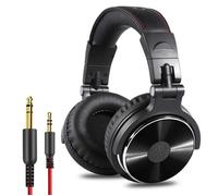 OneOdio Pro-10 Casque supra-auriculaire filaire Stereo noir Audio haute résolution pliable, coques pivotantes pour DJ