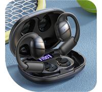 Écouteurs Open Ear, Bluetooth 5.4 Casque Sans Fil Avec Écran Led Numérique, Confort Ultime, Appels Clairs, Son Puissant, 50H D'Autonomie, Ecouteurs Sport Étanches Ipx4 Pour La Course