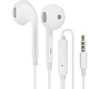 OPPO Écouteurs filaires MH135 – Jack 3,5 mm, télécommande et microphone – Blanc