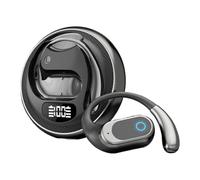 Écouteurs ouverts : écouteurs sans fil ABS, son avec annulation du bruit, ajustement sûr et design résistant à la transpiration | Sports, voyages, gym, cyclisme, moto, entraînement A