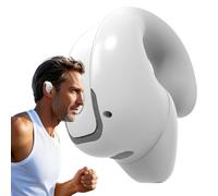 Écouteurs ouverts sans fil - Commandes tactiles, technologie de conduction osseuse, compatible avec le sport | Cadre isolant du bruit résistant aux éclaboussures, ajustement ergonomique flexible pour