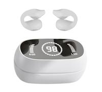 Écouteurs ouverts - Véritable casque sans fil à clipser | Écouteurs de course légers avec étui de chargement | Batterie longue durée | Ajustement sécurisé et résistant à la transpiration | Accès