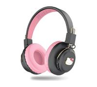 Ecouteurs Over-Ear Hello Kitty V5.3 Metal Logo Round Shape - Rose