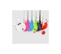 Ecouteurs Plat pour WIKO Sunset Smartphone avec Micro Reglage Kit Main Libre Casque Universel Prise Jack (ROSE)