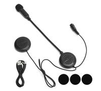 Écouteurs pour casque de moto, Bluetooth intégré, conception ergonomique pour un confort optimal, réduction du bruit, résistants au vent et à