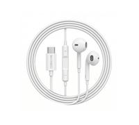 Écouteurs pour Galaxy A33 Filaires USB-C avec Micro intégré Mayaxess Blanc