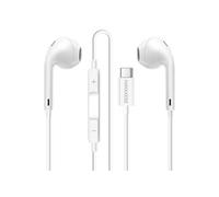 Ecouteurs pour Google Pixel 10 Pro Filaires USB-C avec Micro intégré Blanc