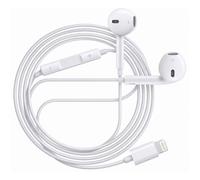 Ecouteurs Filaires Lightning pour iPhone 14 Pro avec Micro intégré Blanc