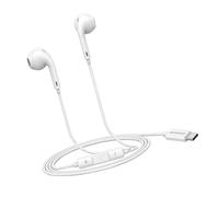 Écouteurs pour iPhone 15 Pro Filaires USB-C avec Micro intégré Mayaxess Blanc