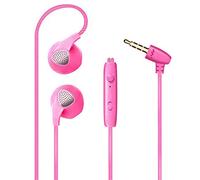 Ecouteurs pour Sony Xperia L4 avec Micro Reglage Kit Main Libre Intra-AURICULAIRE Casque Universel Jack (Rose)