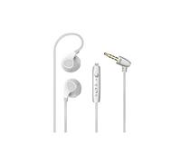 Ecouteurs pour SONY Xperia XZ1 Compact avec Micro Reglage Kit Main Libre INTRA AURICULAIRE Casque Universel Jack (BLANC)