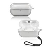 Écouteurs pour Technics EAH-AZ100&EAH-AZ100E-S&EAH-AZ100E-K, étui en TPU souple avec cordon - Étanche, résistant aux chocs et aux rayures, transparent