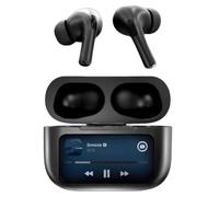 Écouteurs Premium ANC in-Ear, Bluetooth Blanc avec Écran LED, Ear pods raffinés IPX7, étui Compact élégant, Son immersif pour Voyages et Travail Haut de Gamme (Schwarz)