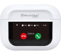 Écouteurs Pro Bluetooth 5.3 Tws Bt-X72 Avec Anc,Microphone,Autonomie 20H,Écran Tactile Led,Charge Type-C,Étui Compact,Android/Ios - Confortables Écouteurs Intra-Auriculaires Légers