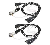 Ecouteurs Retevis avec émetteur, 2 PIN compatible avec Walkie Talkie Retivis RT24 Plus RT622 RT27 BF UV-5R Plus BF-888S BF-88E KENWOOD (2 pcs)