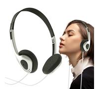 Écouteurs rétro filaires rétro supra-auriculaires | Écouteurs légers - Mini casque stéréo léger, casque stéréo filaire de style, casque portable léger pour ordinateur