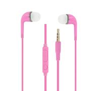 Écouteurs Rose Haute Qualité Audio Intra-Auriculaires En Silicone Ultra Confort Contrôle Du Volume Et Microphone Pour Lenovo K12