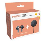 Samsung Ecouteurs intra-auriculaires sans fil Buds4 ANC Noir + Pad de charge à induction 25W