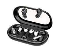 Écouteurs sans fil - 3 modes d'usure - Charge rapide - Écouteurs de sport | Écouteurs sans fil ABS PC avec 3 modes d'usure, charge de type C et son surround à 360 degrés pour le sport, les commutations
