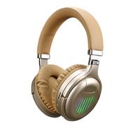 Écouteurs sans fil 3D stéréo pliables, oreillettes de jeu avec Microphone, lumière LED, Radio FM, fente pour carte TF, TM-061