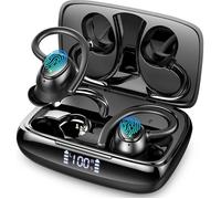 Écouteurs Sans Fil, 48H Avec Enc Antibruit Mics, Bluetooth 5.3 Hifi Stéréo, Ip7 Étanche Casque Sport Pour Ios/Android, Écra[CAS802]