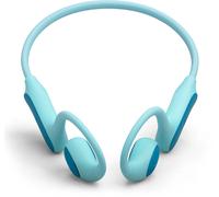 JBL Junior Free, Casque sans Fil Open-Ear Enfants, léger et Durable, autonomie Jusqu’à 10 h, contrôle Parental, Technologie JBL OpenSound et Safe Sound pour protéger l’Audition des Enfants, Bleu-Vert