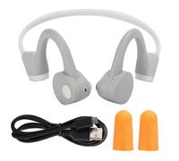 Écouteurs sans fil à conduction osseuse en silicone souple, 32 Go de stockage intégré pour des milliers de chansons, idéaux pour les sports de