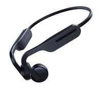 WE - Ecouteurs à conduction osseuse - sans fil - IP56 (protégé contre les jets d'eau) - batterie rechargeable - autonomie 6h - USB-C - noir