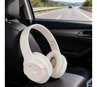 Écouteurs sans fil à réduction de bruit active, supra-auriculaires, design rétractable et pliable, avec chargement USB-C, convient comme cadeau de Nouvel An/Saint-Valentin pour téléphones Taille Uniqu