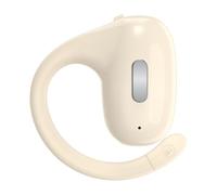 Écouteurs sans fil à réduction du bruit - Conduction osseuse d'un seul côté - Son clair - Filtrage intelligent du bruit - Écouteurs à une seule oreille pour le sport, les trajets quotidiens en plein