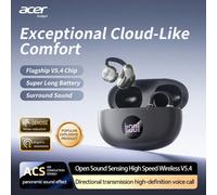 Écouteurs sans fil Acer OHR577, design à crochet d'oreille, casque à réduction de bruit haute définition HIFI à oreille ouverte, longue durée de vie de la batterie, port confortable, convient aux spor
